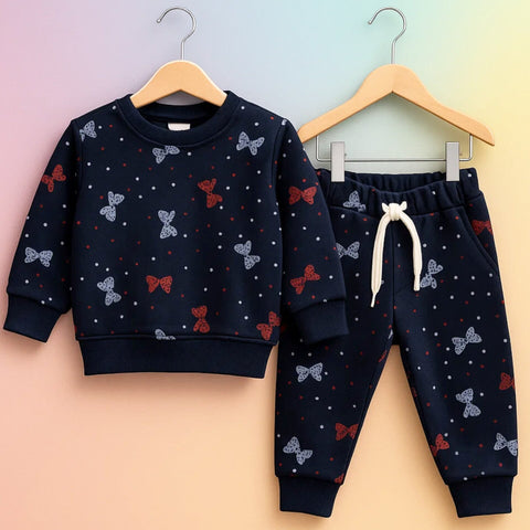 Z Kids - 2 Pieces - Suit Set - Navy Blue - Butterfly - 25
