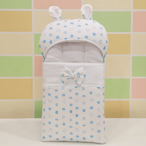 Velvet - Carry Nest - White & Blue - Bow Numbers & Star  - 25