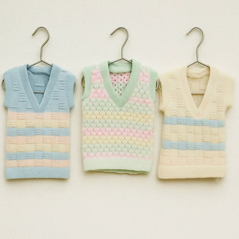 Pack of 3 - Woolen Vests V Neck - Colors
