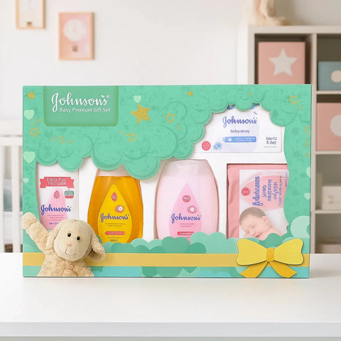 5 Pieces Johnson's Baby Gift Set - 0745
