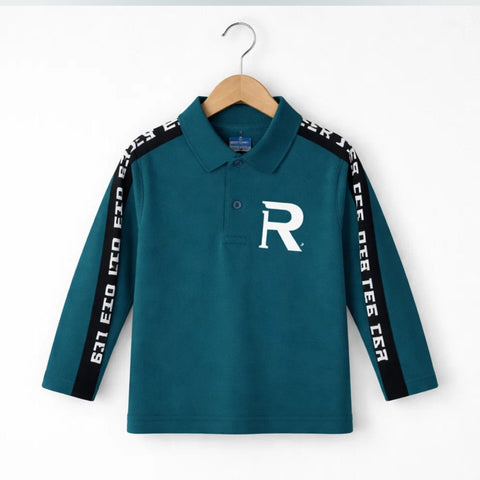 Bonton - Long Sleeve - Polo - T-Shirt - Sea Green