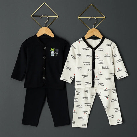 TBS - Pack of 2 - Night Suits - Black & Awesome