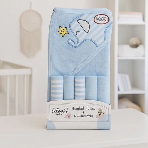 7 Pieces - Lilsoft - Bath Towel Gift Set
