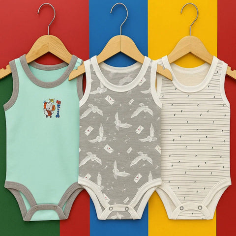 TBS - Pack of 3 Onesies - Unisex - Green & Eagles