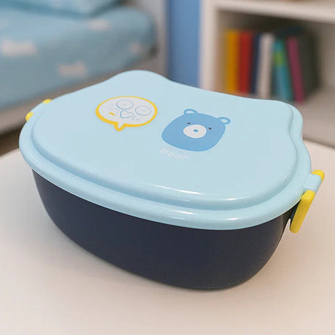 Lunch Box - Bear - Blue - 2528