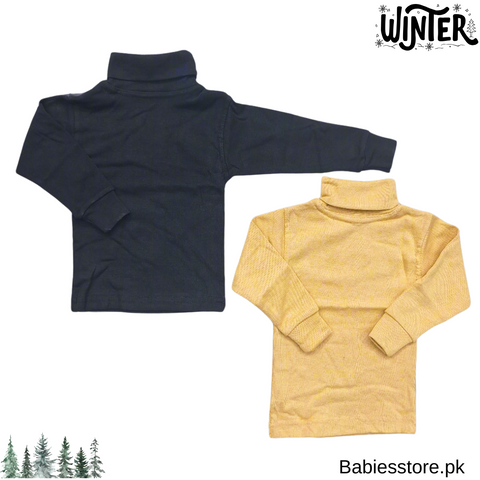 Pack of 2 High Necks - Skin & Black