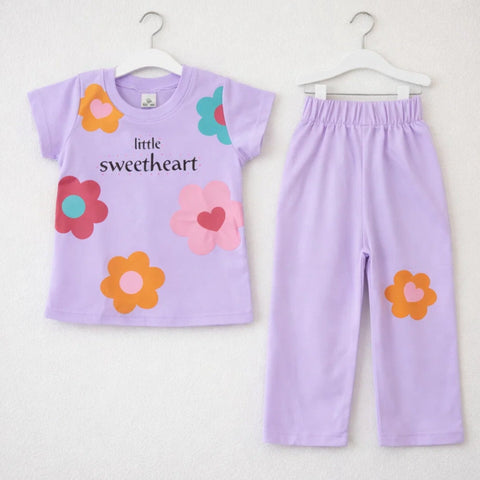 ANT - 2 Pieces - Suit Set - Purple - Sweetheart
