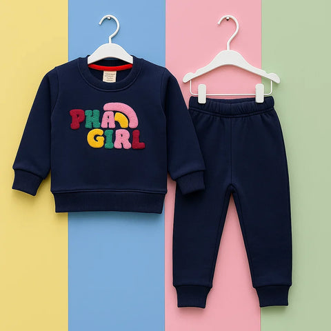 Wow - 2 Pieces - Suit Set - Navy - Girl - 25