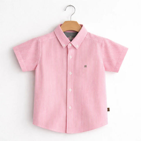 ADN - Casual Shirt - Lining - Pink