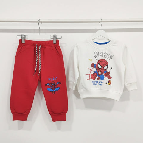 OK - 2 Pieces - Suit Set - Red - Spiderman