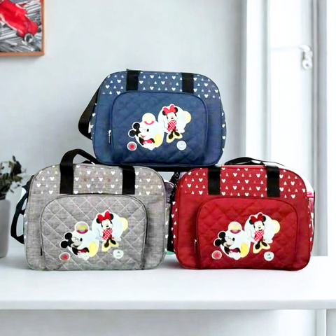 3 Pieces Mickey & Minnie Bag Set