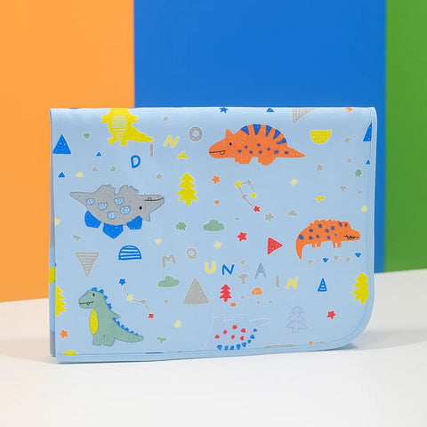 Diaper Changing Sheet - Medium - 27*19 Inches - Blue - Mountain