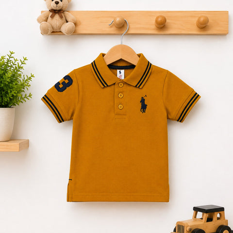Polo T-Shirt Short Sleeves - Yellow - RL