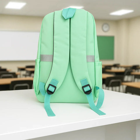 School Bag - Green - Clouds - DW19