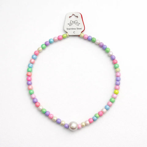 Girl's Colorful Necklace - AZW-997