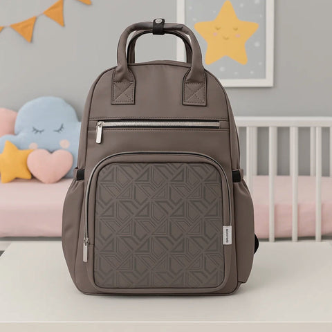 Bebesitos - Waterproof Diaper Backpack - Dark Grey