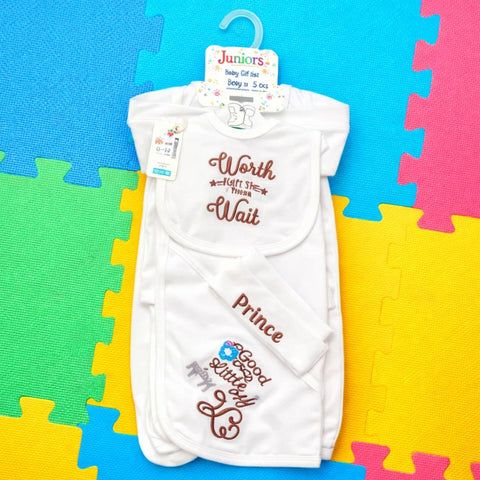 Junior's - Cotton Interlock - 7 Pieces - Worth Prince - Starter Set - Gold