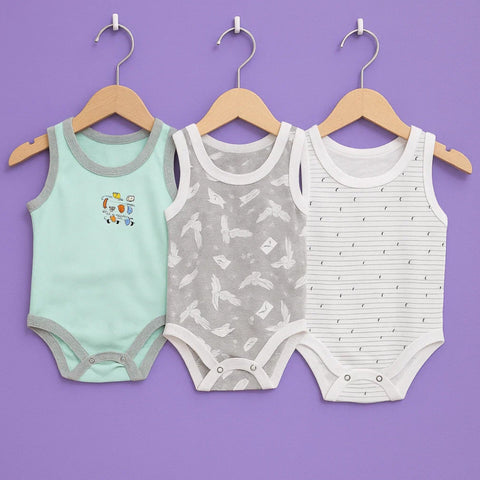 TBS - Pack of 3 Onesies - Unisex - Green & Eagles