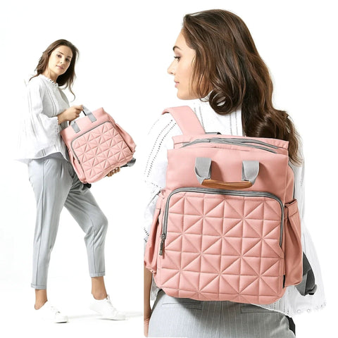 Fashion Way - Waterproof Diaper Backpack - Pink