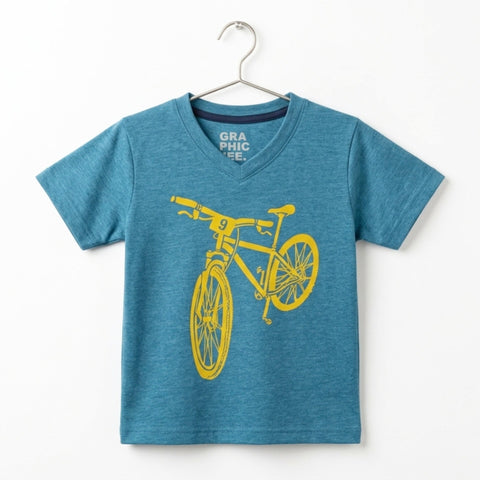 GT - Short Sleeve - V Neck - T-Shirt - Zinc - Bicycle