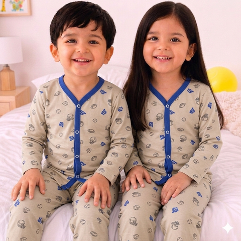 TBS - Cotton Jersey - Night Suit - Skin - Sports - 26