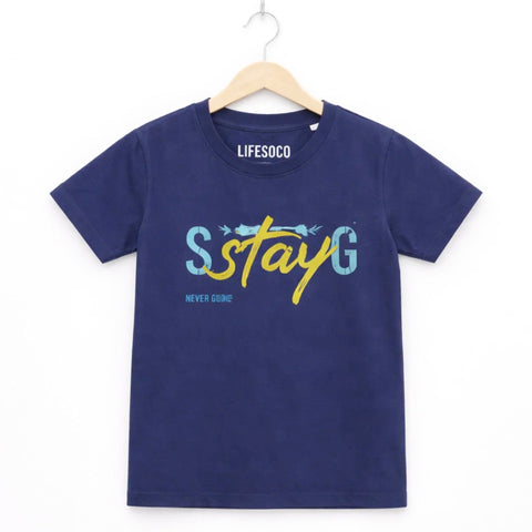 Bonton - T-Shirt - Stay Strong - Blue