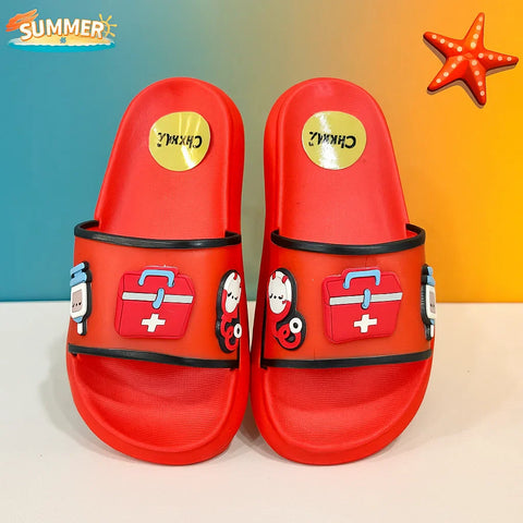 Slipper - Red - Medical Box