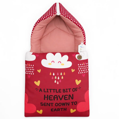 Cotton - Hooded Carry Nest - Red - Heaven - 26