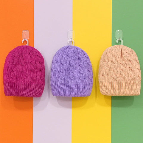 Hudson Baby - Pack of 3 Caps - Purple Pink Magenta