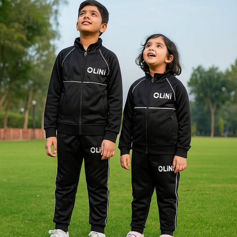 OLINI - 2 Pieces - Track Suit - Black