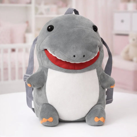 Stuff Toy - Character Backpack - Grey - Dinosaur - 119496