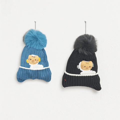 Street Six - Pack of 2 Caps - Cat - Blue & Black