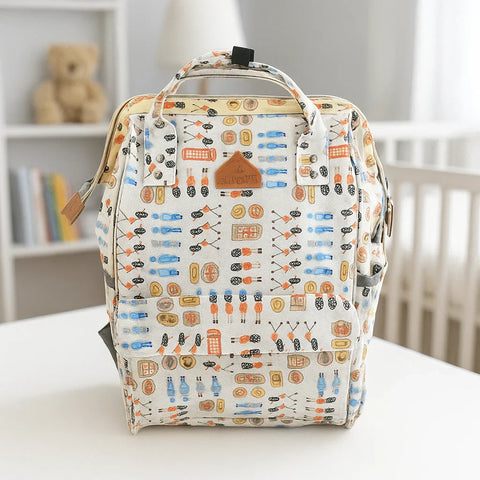 Ai Mama - Waterproof Diaper Backpack - People