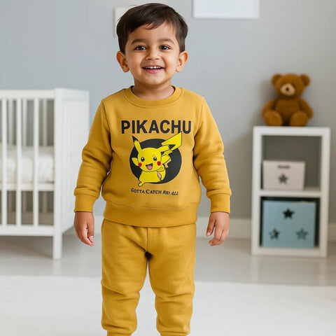 Wow - 2 Pieces - Suit Set - Light Brown - Pikachu - 25