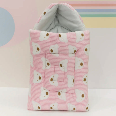 Velvet - Carry Nest - Pink - Bear - 25