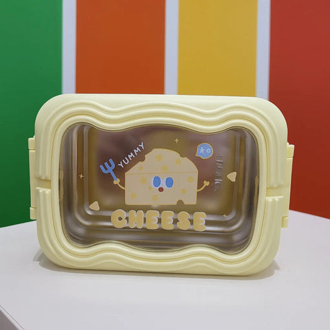 Lunch Box - Cheese - Yellow - China - 6336