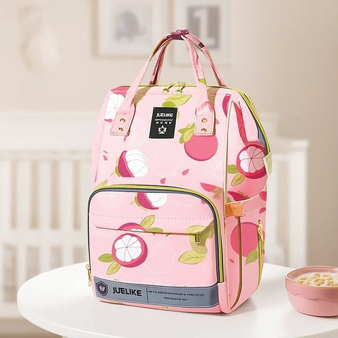 Juelike - Waterproof Diaper Backpack - Pink