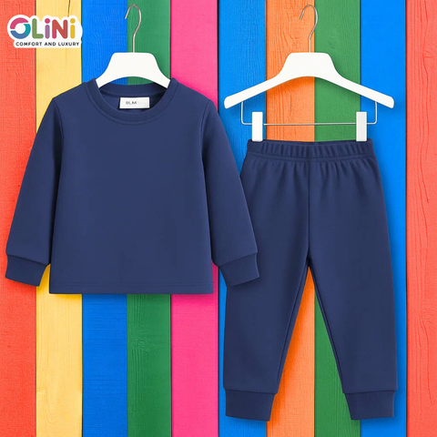 OLINI - Rib Body Warmer Set - Blue