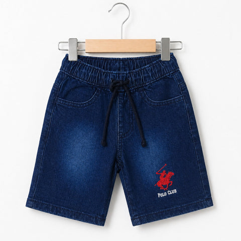 Liberty - Denim Shorts - Dark Blue - Polo Club (1-7Y)
