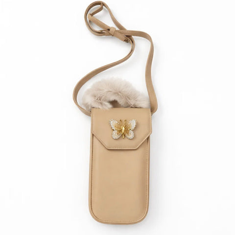 Girl's - Fashion Hand Bag - Skin - Butterfly