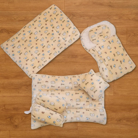 7 Pieces Velvet Bedding Set - Bear