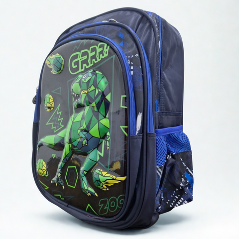 School Bag - Blue - Dino - DW09