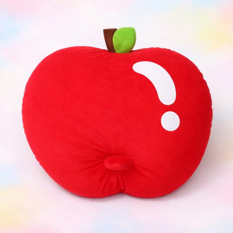 Plush Pillow - Red - Apple