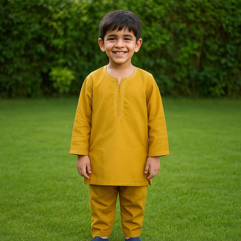 TBS - Kurta Shalwar - Vol 25 - Mustard