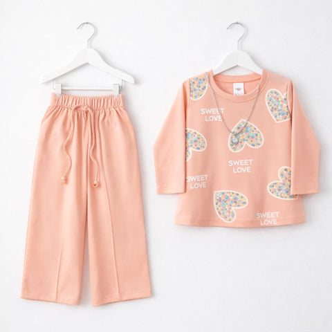 ANT - 2 Pieces - Suit Set - Peach - Sweet Love
