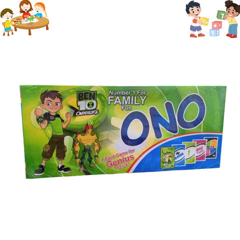 ONO  - Family Fun Card Game - Ben 10