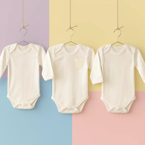 Super Kid Pack of 3 Body Suits - White