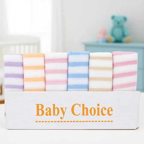 Baby Choice - Pack of 6 Face Towels