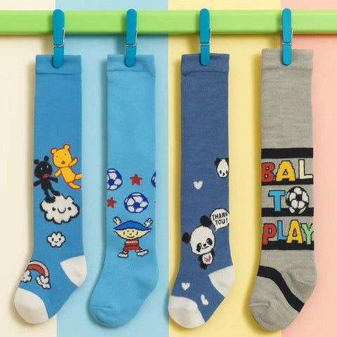 Pack of 4 for Boys Leggings - 0 to 3 Months - D2