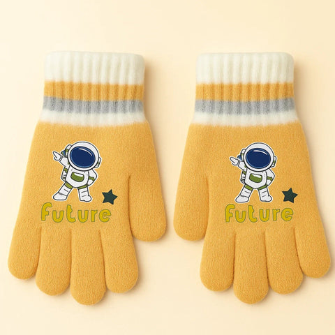 Pair of Gloves - Mustard - Future - (5-7 Years)